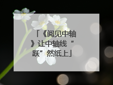 《阅见中轴》让中轴线“跃”然纸上