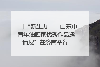 “新生力——山东中青年油画家优秀作品邀请展”在济南举行