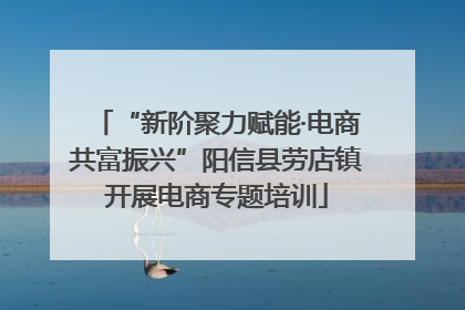 “新阶聚力赋能·电商共富振兴”阳信县劳店镇开展电商专题培训