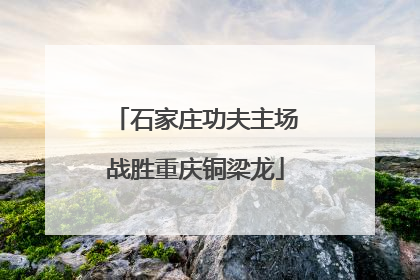 石家庄功夫主场战胜重庆铜梁龙