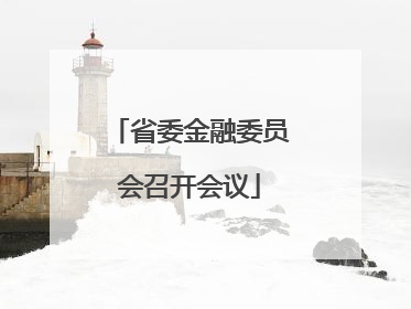 省委金融委员会召开会议