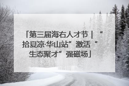 第三届海右人才节｜“拾夏凉·华山站”激活“生态聚才”强磁场