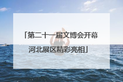第二十一届文博会开幕 河北展区精彩亮相