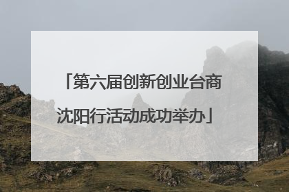 第六届创新创业台商沈阳行活动成功举办