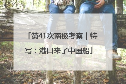 第41次南极考察｜特写：港口来了中国船