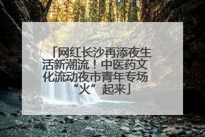 网红长沙再添夜生活新潮流！中医药文化流动夜市青年专场“火”起来