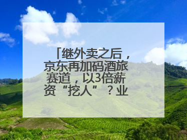 继外卖之后，京东再加码酒旅赛道，以3倍薪资“挖人”？业内人士回应