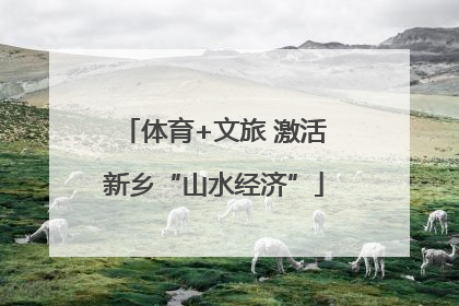 体育+文旅 激活新乡“山水经济”