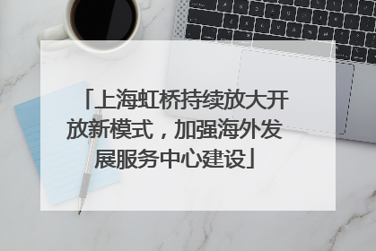 上海虹桥持续放大开放新模式，加强海外发展服务中心建设
