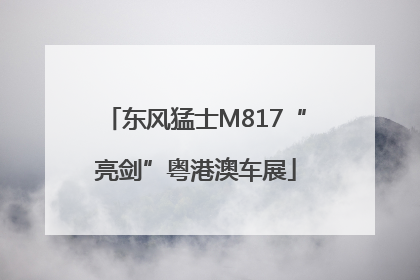 东风猛士M817“亮剑”粤港澳车展