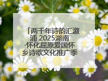 两千年诗韵汇溆浦 2025湖南·怀化屈原爱国怀乡诗歌文化推广季暨龙舟赛启幕