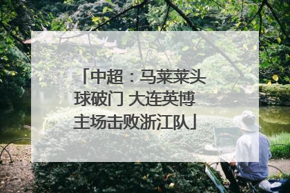 中超：马莱莱头球破门 大连英博主场击败浙江队