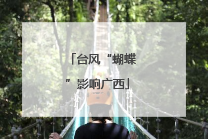 台风“蝴蝶”影响广西