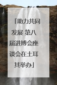 助力共同发展 第八届进博会座谈会在土耳其举办