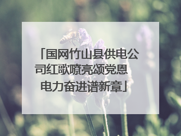 国网竹山县供电公司红歌嘹亮颂党恩 电力奋进谱新章