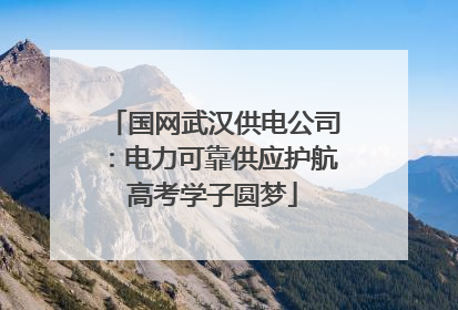 国网武汉供电公司：电力可靠供应护航高考学子圆梦
