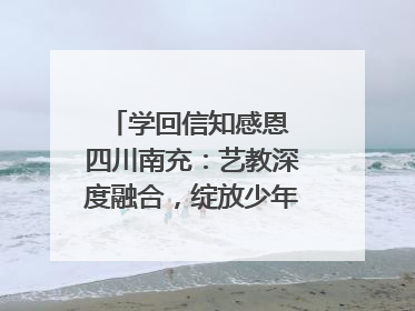 学回信知感恩 四川南充：艺教深度融合，绽放少年儿童风采｜您牵挂的四川