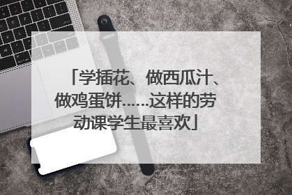 学插花、做西瓜汁、做鸡蛋饼……这样的劳动课学生最喜欢