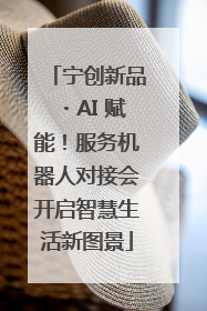 宁创新品・AI 赋能！服务机器人对接会开启智慧生活新图景