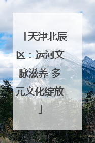 天津北辰区：运河文脉滋养 多元文化绽放