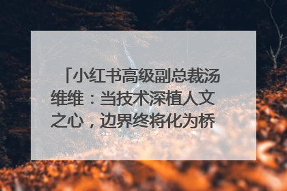 小红书高级副总裁汤维维：当技术深植人文之心，边界终将化为桥梁｜聚焦2025文化强国建设高峰论坛