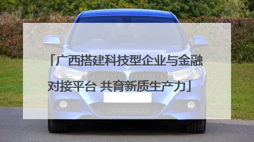 广西搭建科技型企业与金融对接平台 共育新质生产力