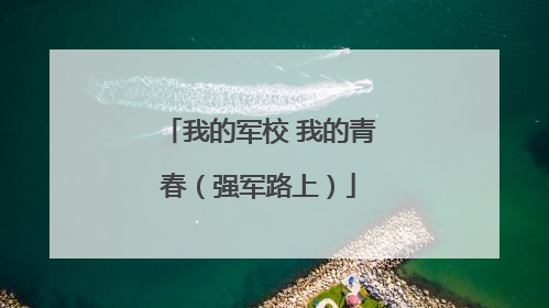 我的军校 我的青春（强军路上）