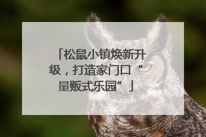 松鼠小镇焕新升级，打造家门口“量贩式乐园”