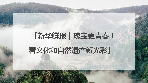 新华鲜报｜瑰宝更青春！看文化和自然遗产新光彩