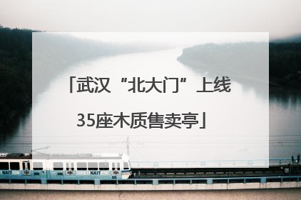 武汉“北大门”上线35座木质售卖亭