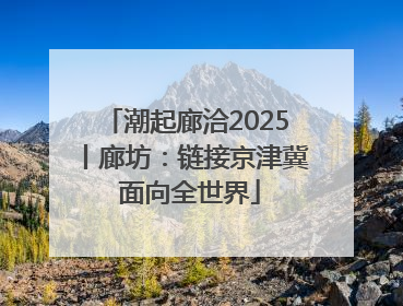 潮起廊洽2025丨廊坊：链接京津冀 面向全世界