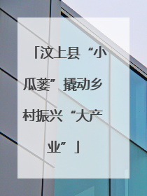 汶上县“小瓜蒌”撬动乡村振兴“大产业”