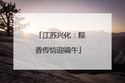 江苏兴化：粽香传情迎端午