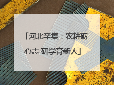 河北辛集：农耕砺心志 研学育新人