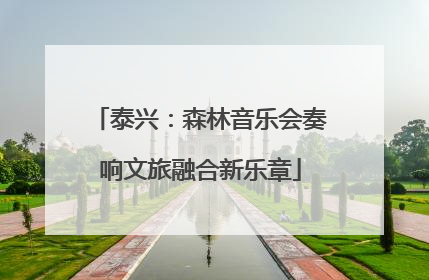 泰兴：森林音乐会奏响文旅融合新乐章