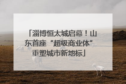 淄博恒太城启幕！山东首座“超级商业体”重塑城市新地标
