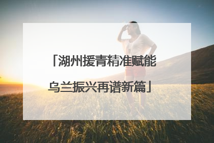 湖州援青精准赋能 乌兰振兴再谱新篇