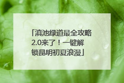 滇池绿道最全攻略2.0来了！一键解锁昆明初夏浪漫