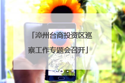漳州台商投资区巡察工作专题会召开