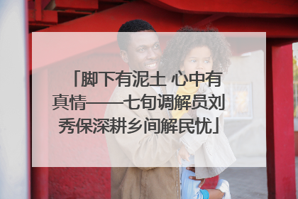 脚下有泥土 心中有真情——七旬调解员刘秀保深耕乡间解民忧
