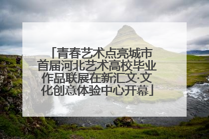 青春艺术点亮城市 首届河北艺术高校毕业作品联展在新汇文·文化创意体验中心开幕
