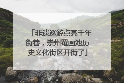 非遗巡游点亮千年街巷，崇州罨画池历史文化街区开街了