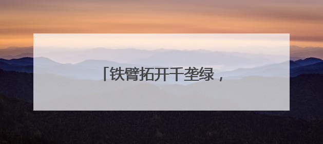 铁臂拓开千垄绿，联心育就万家金