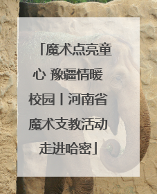 魔术点亮童心 豫疆情暖校园丨河南省魔术支教活动走进哈密