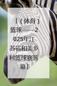 （体育）篮球——2025年江苏省和美乡村篮球赛落幕