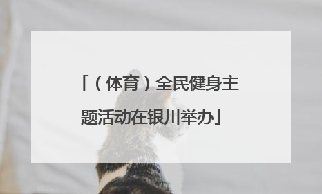 （体育）全民健身主题活动在银川举办