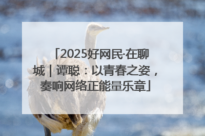 2025好网民·在聊城｜谭聪：以青春之姿，奏响网络正能量乐章